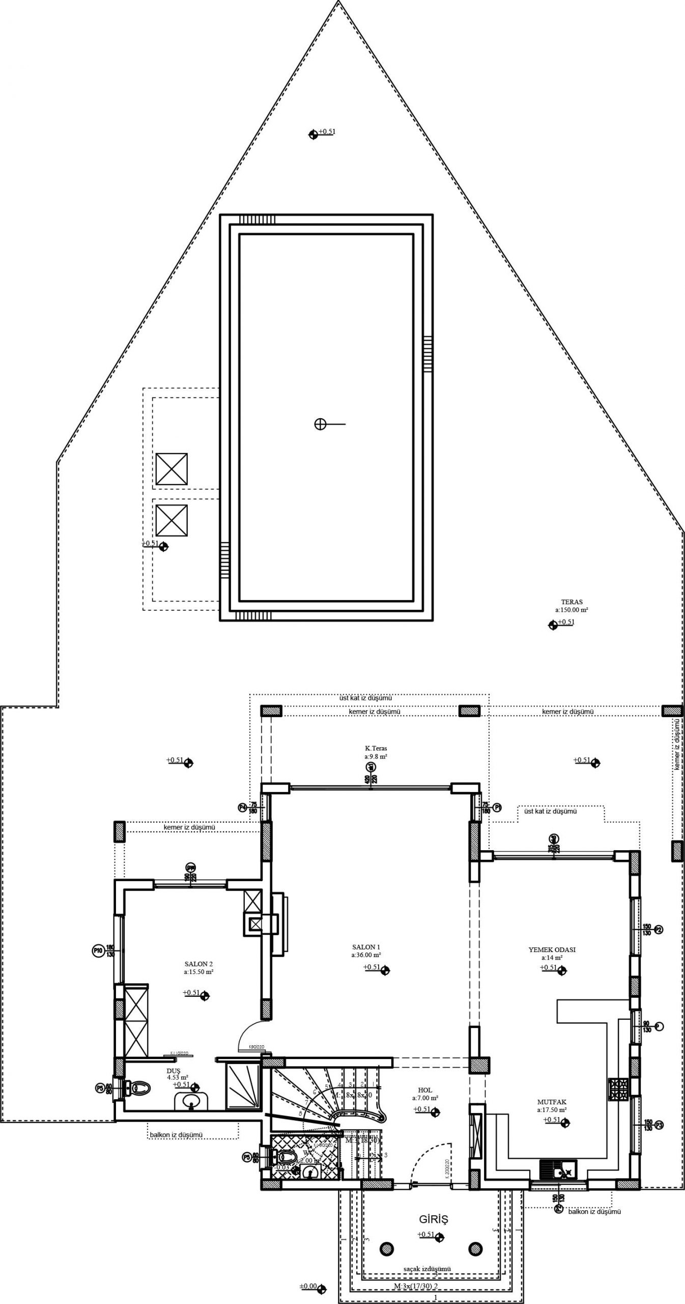 Floor plan - 5 bedroom villa / ground floor