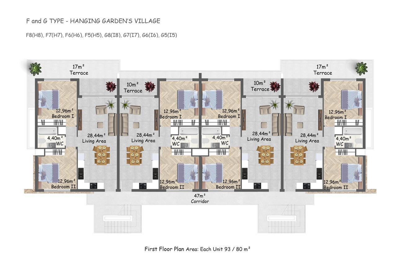 Floor plan - 2 bedroom penthouse / first floor