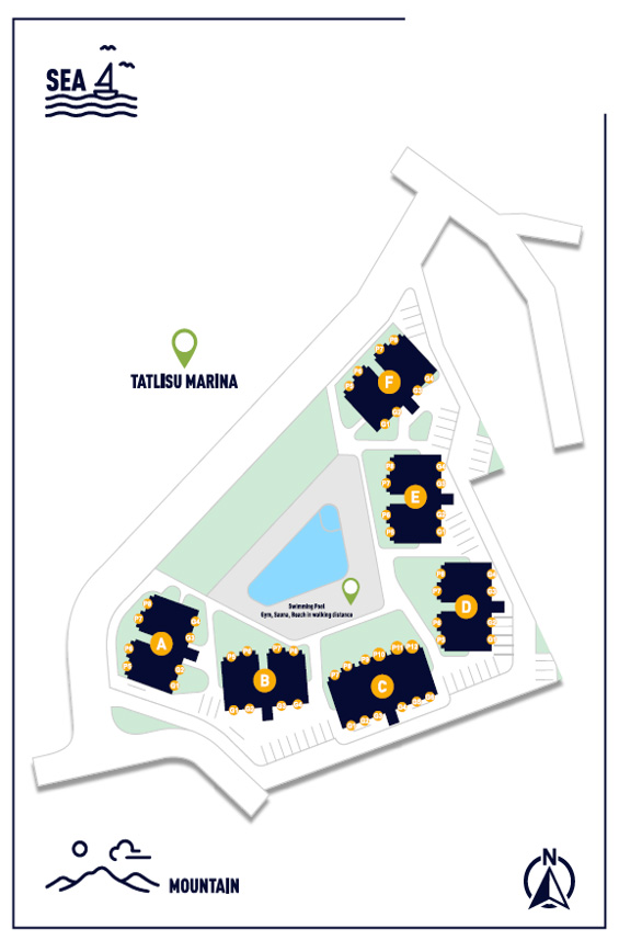 Site Plan - Tatlisu Marina